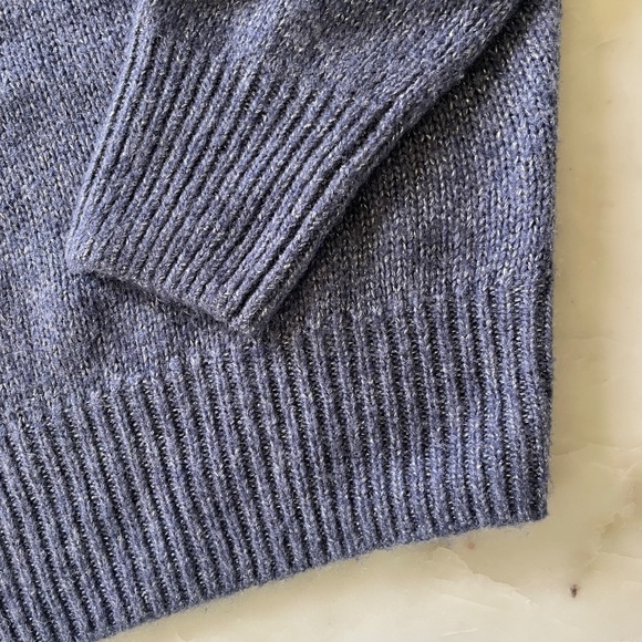 White House Black Market Sparkly Shimmer Zip Neck Dolman Sleeve‎ Sweater - Picture 11 of 16